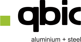 Qbic aluminium plus steel Retina Logo